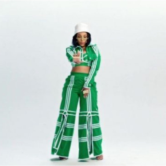 Super Ultra Rare Doja Cat Juicy Adidas X Ji Won Choi Pant From Music Video-Small - Picture 8 of 9
